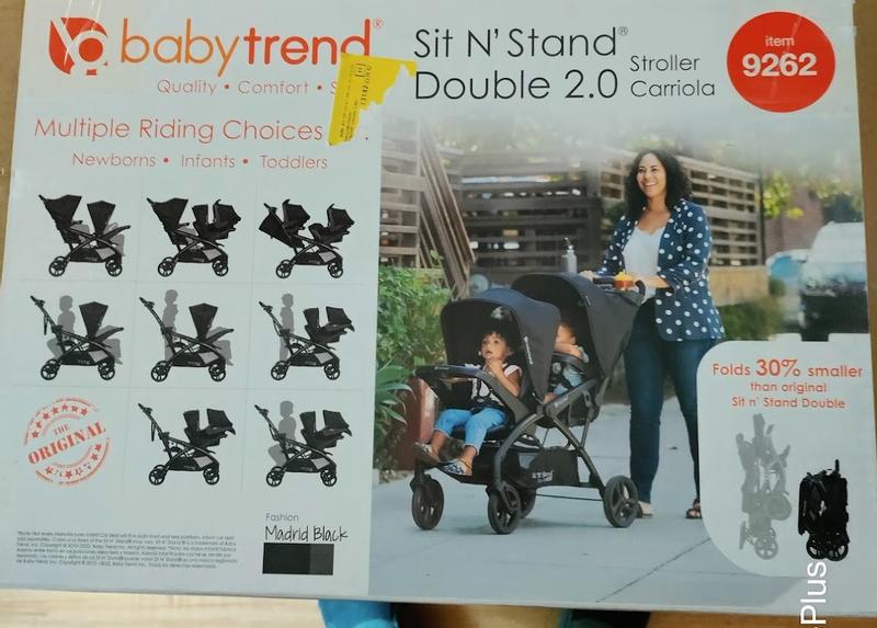 Baby trend sit and stand snap fit double stroller best sale