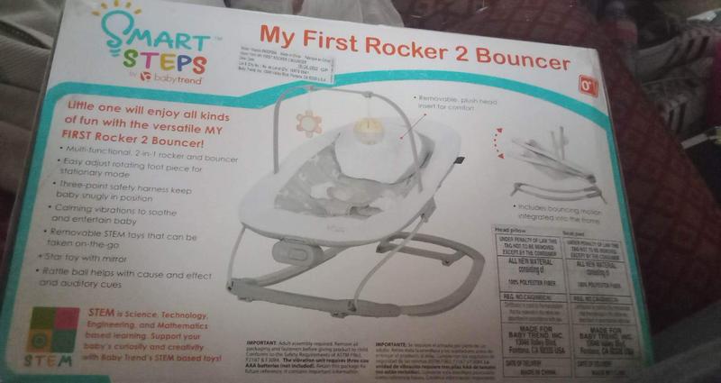 Smart Steps by Baby Trend My First Rocker Baby Bouncer - Diamond