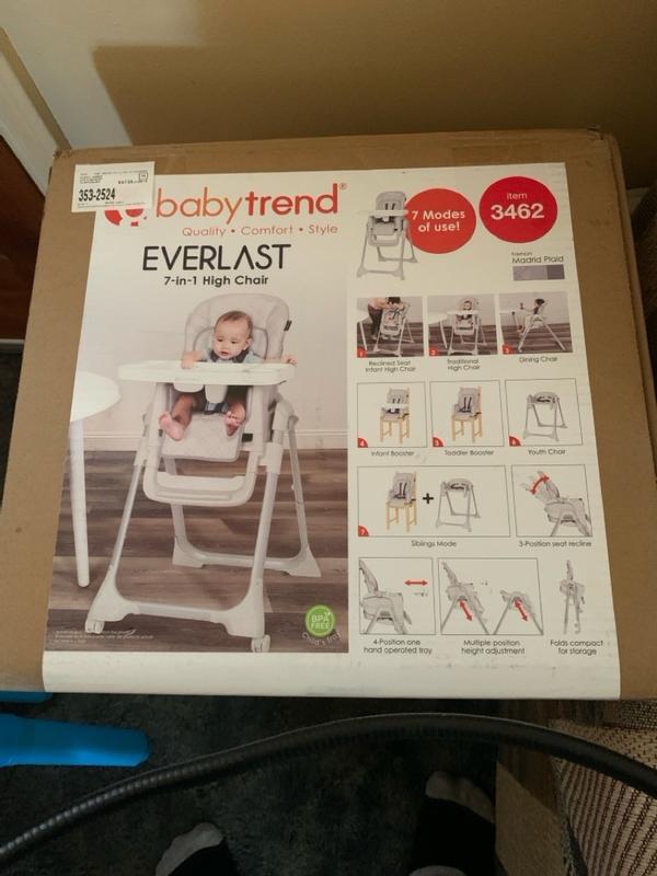 Baby trend high chair reviews hot sale