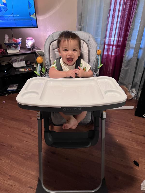 His new high chair