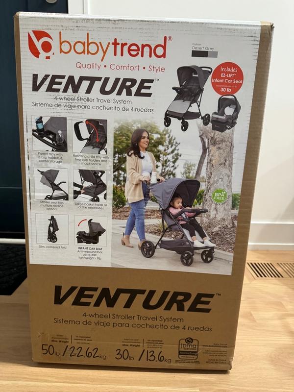 Baby trend venture travel system on sale