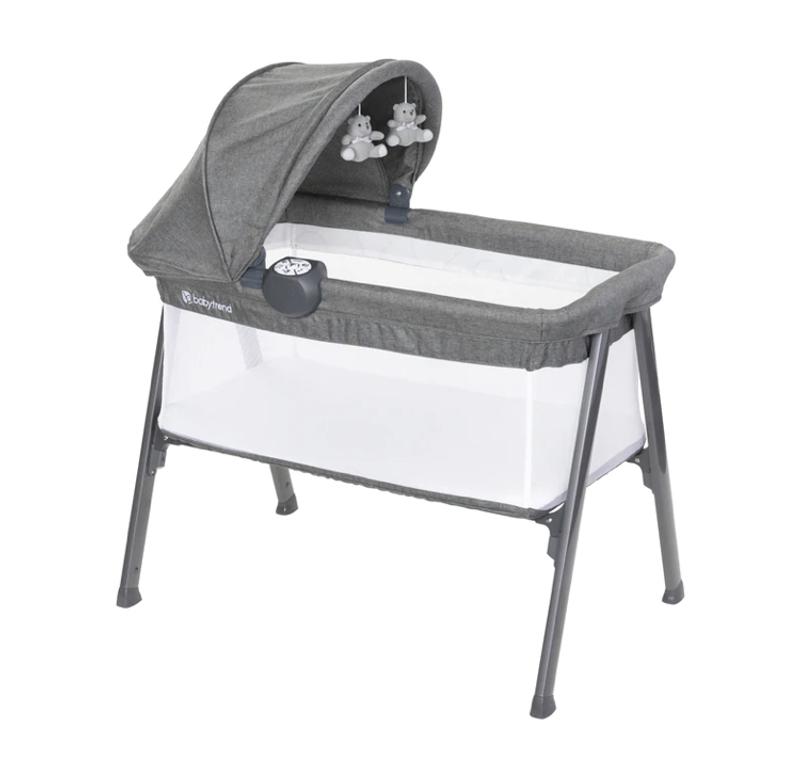 Baby Trend Lil Snooze Large Bassinet PLUS Restful Grey BA05E54B