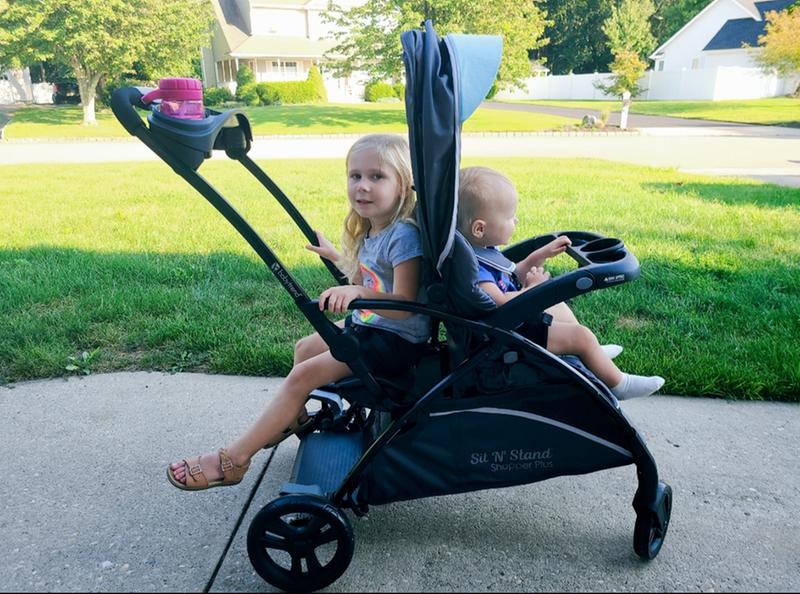 Baby Trend Sit N Stand 5 in 1 Shopper Plus Stroller for Two