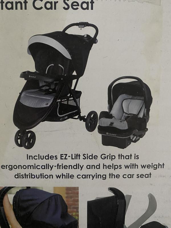 Baby Trend EZ Ride PLUS Stroller Travel System with EZ-Lift™ 35 PLUS Infant Car  Seat, Carbon Black