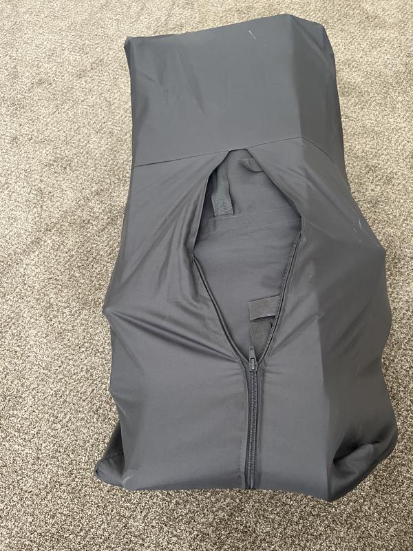 Won’t zip all the way up.