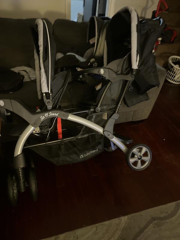 Baby trend sit and stand double stroller onyx deals