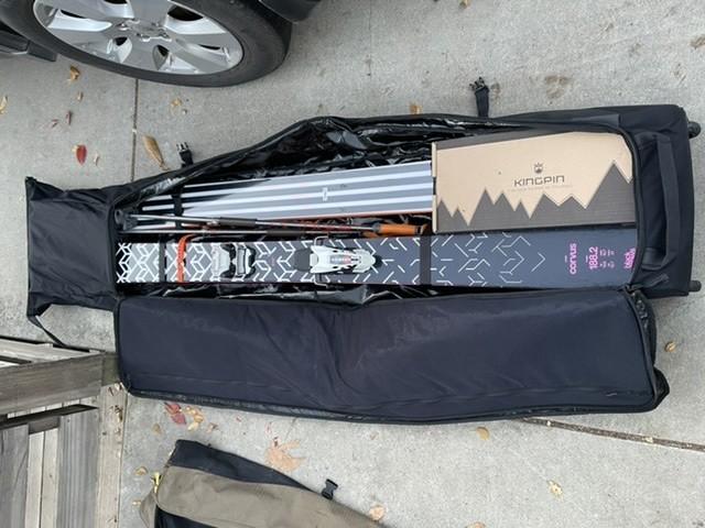 Cross COUNTRY TUBE POLE BAGS FOR 8 PAIRS 190CM