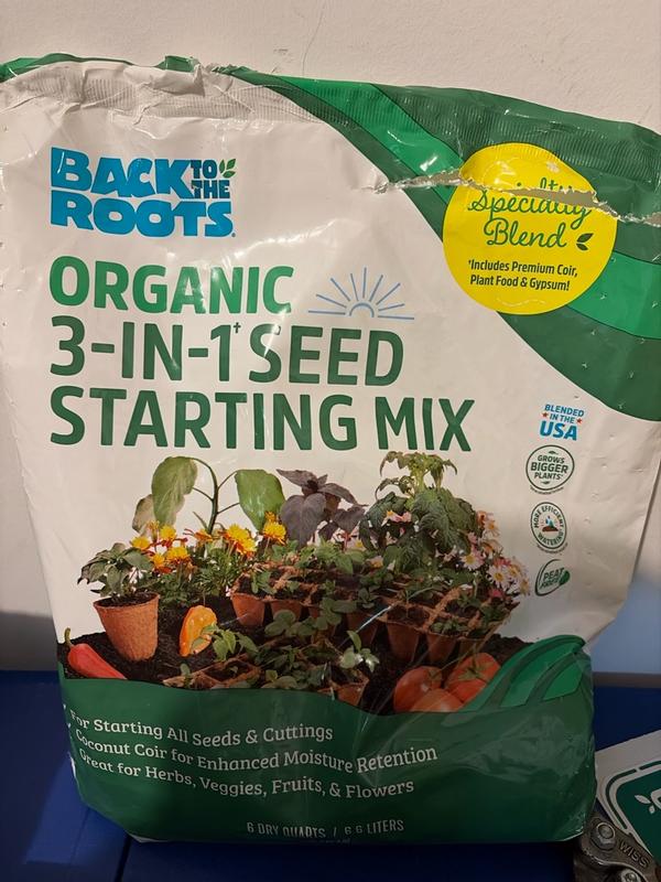 Back to the Roots Organic Seed Starting Mix 6 QT, Brown, Medium | Petco