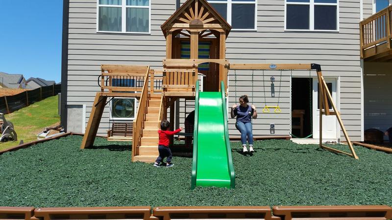 Caribbean all cedar store playset