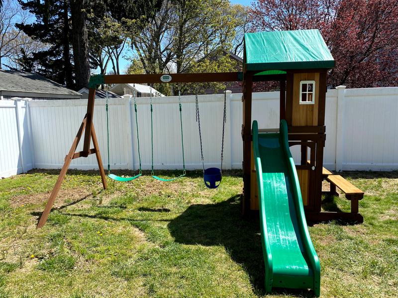 lakewood all cedar swing set