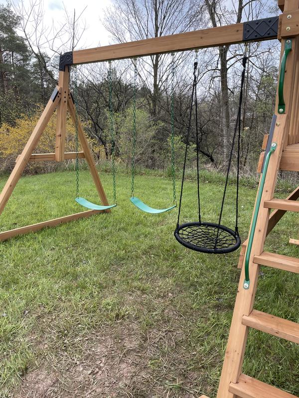 Endeavor II Swing Set with Wave Slide