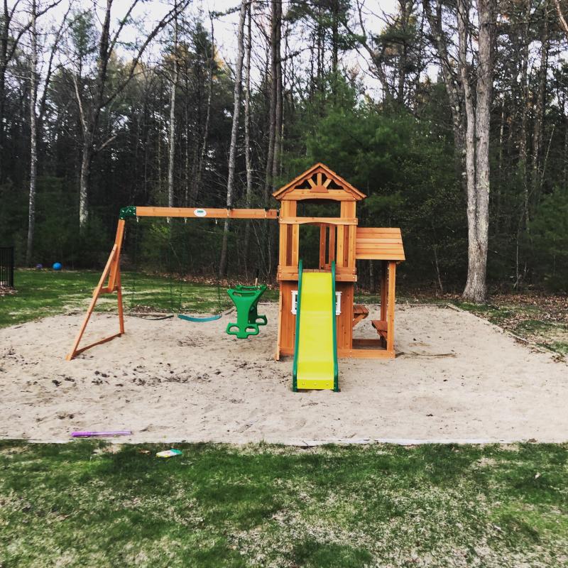 Tanglewood wooden hot sale swing set