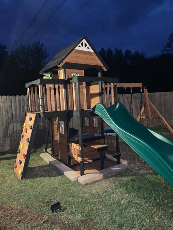 Canyon creek shop cedar playset