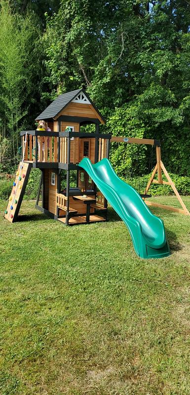 canyon creek cedar playset