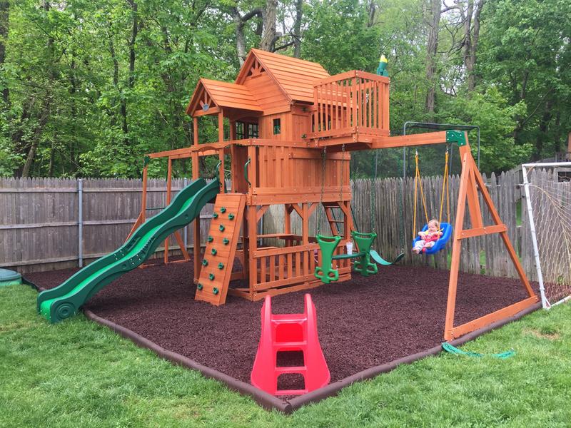 Skyfort ii all cedar on sale playset