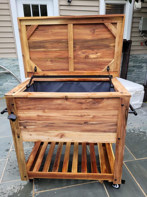 Wood cooler best sale