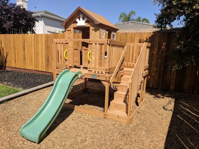 backyard discovery scenic heights all cedar playhouse