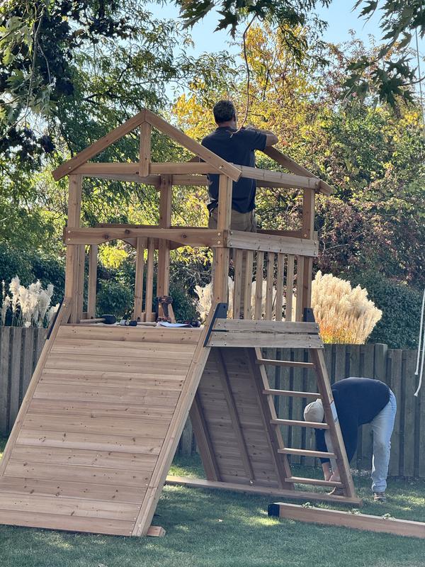Endeavor II Swing Set with Wave Slide