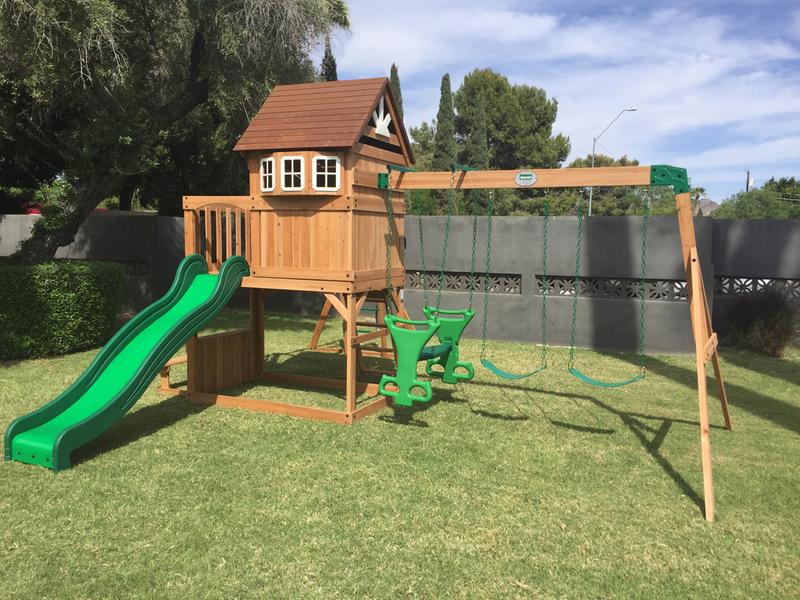 Montpelier all store cedar playset