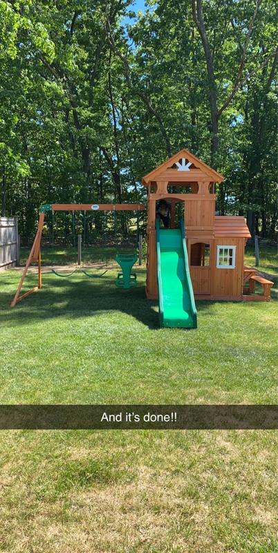 Ashberry 2 best sale swing set