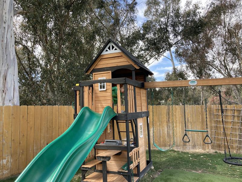 Backyard Discovery Canyon Creek All Cedar Swing Set & Reviews