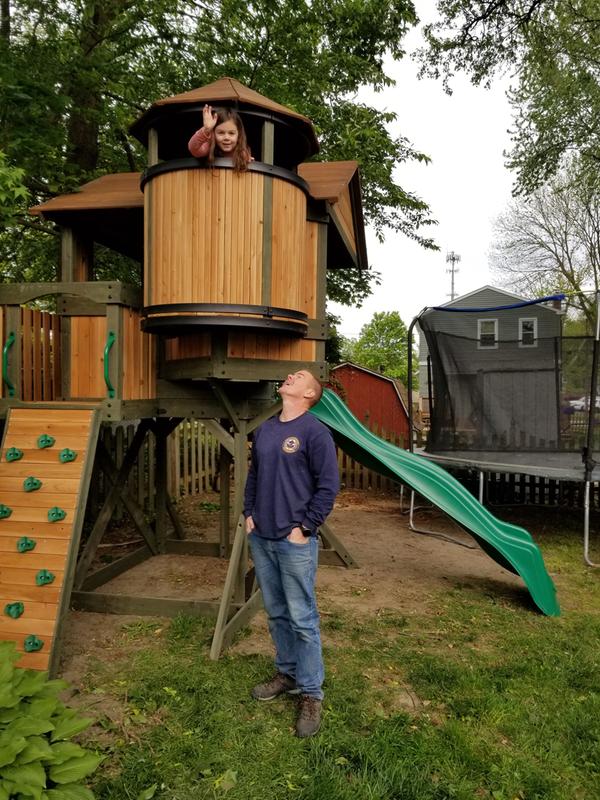 backyard discovery eagles nest playhouse