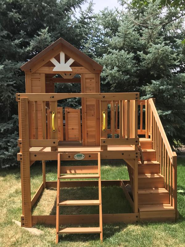 Scenic Heights Wooden Playhouse