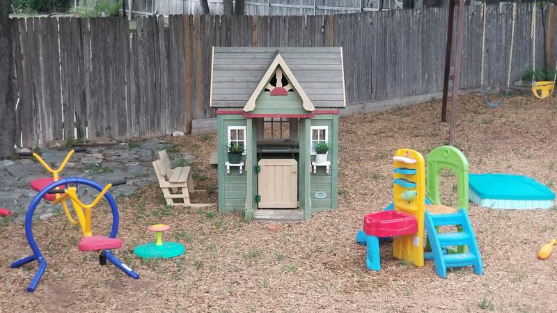 Backyard discovery victorian inn cheap all cedar outdoor wooden playhouse