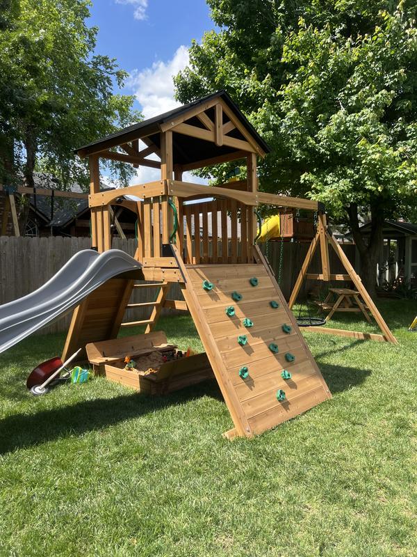 Endeavor II Swing Set with Wave Slide