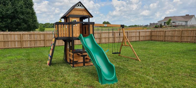 Canyon Creek Swing Set for Kids Backyard Discovery