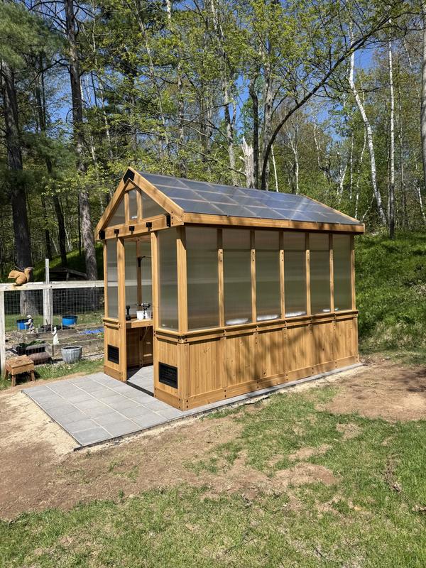 Backyard Discovery Bellerose XL 13 ft. x 11 ft. Cedar Wood Walk-In