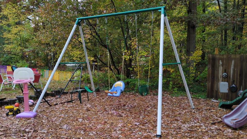 Big Brutus Swing Backyard Discovery Metal Swing Set Porch Swing