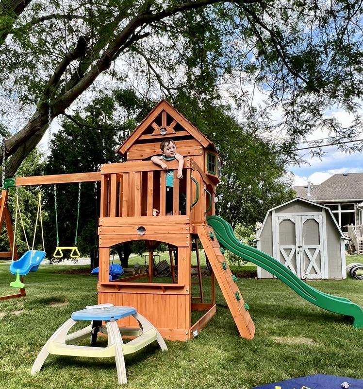 Backyard Discovery Atlantis Outdoor Kid's Playground Set w