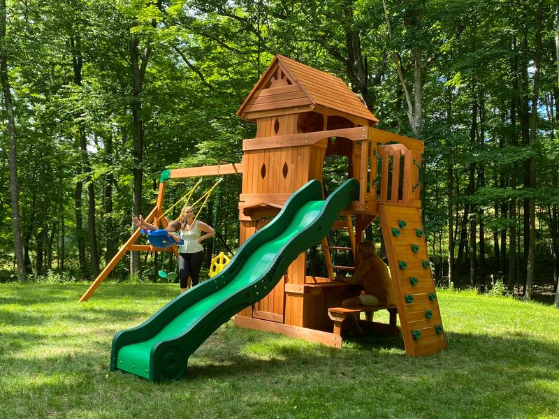 Monterey Wooden Swing Set for Kids Backyard Discovery