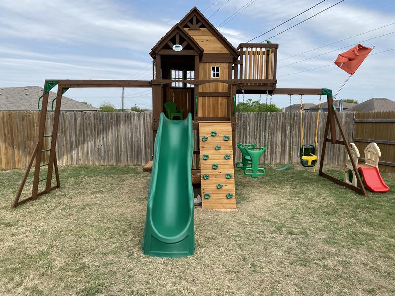 Skyfort 2 cheap cedar swing set