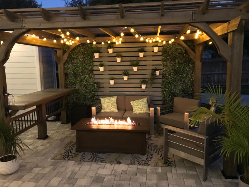 Oasis 14 x 10 Pergola With Electric | Backyard Discovery