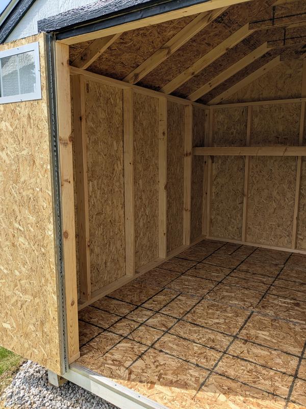 Heartland Midtown 8-ft x 10-ft Wood Outdoor Storage Shed in the