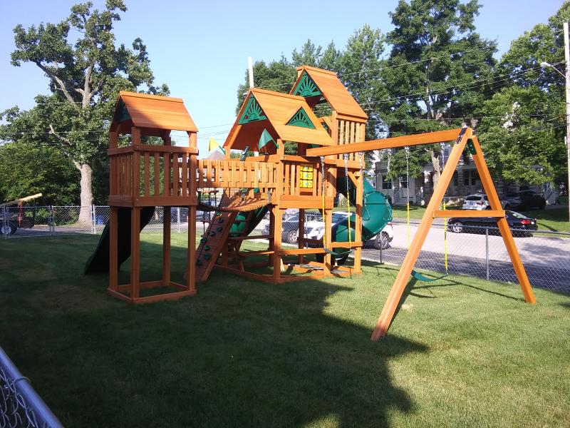 Gorilla Playsets Treasure Trove II Residential Wood Playset with