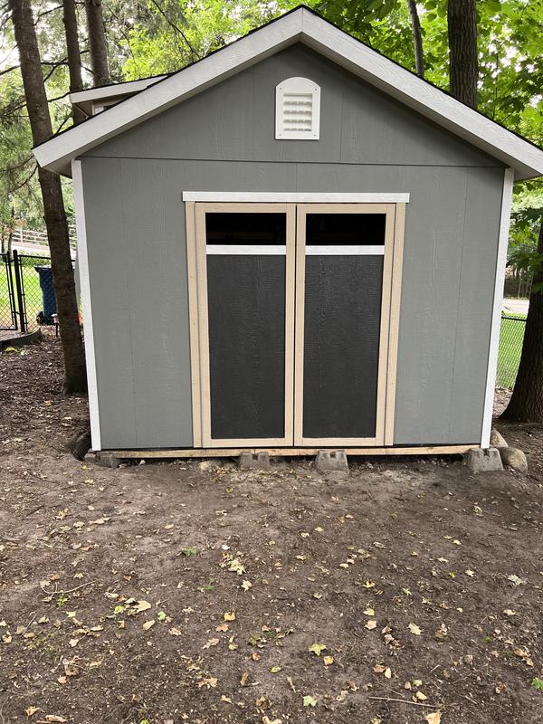 Handy Home Products Do-it Yourself Windemere 10 ft. x 12 ft. Deluxe  Multi-purpose Wood Shed with Smartside and operable window (120 sq. ft.)  19481-8 - The Home Depot