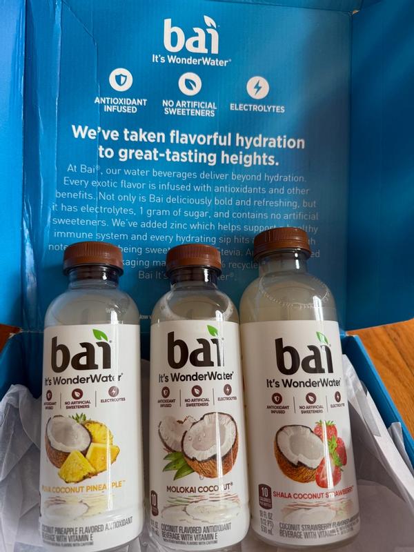 Buy Bai Antioxidant Cocofusion Flavored Water, Molokai Coconut, 18