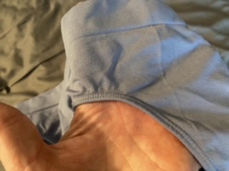 Seams are a bit thicker so great for jeans, thinner pants will show a line!