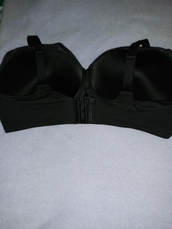 Back look of Bali black lace bra