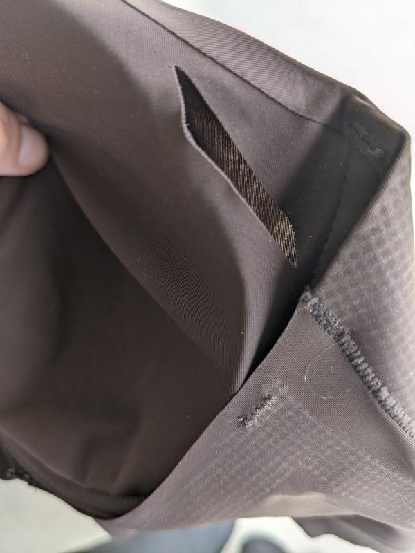 Side padding insert pocket