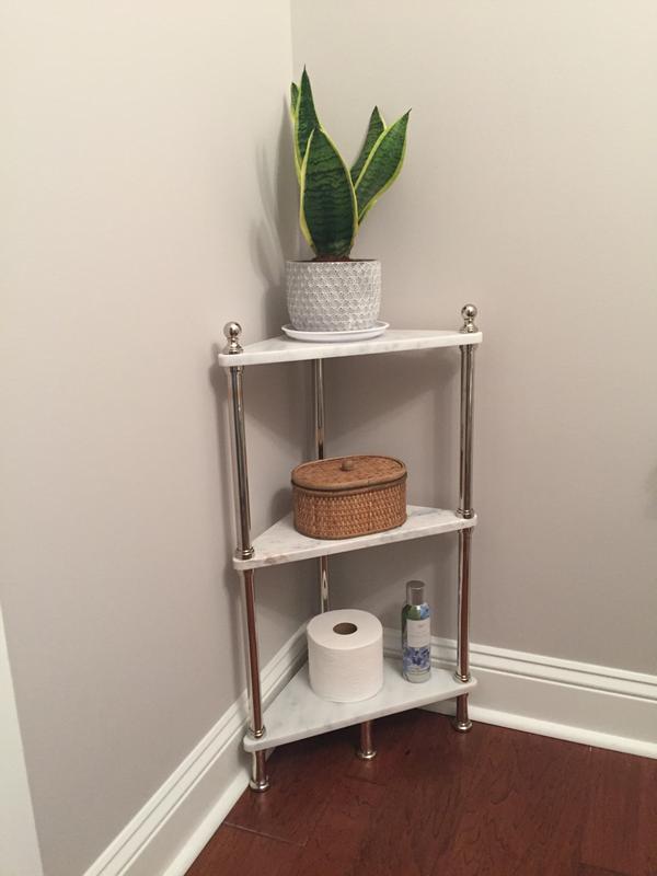 Marble Corner Shelf, Ballard Designs