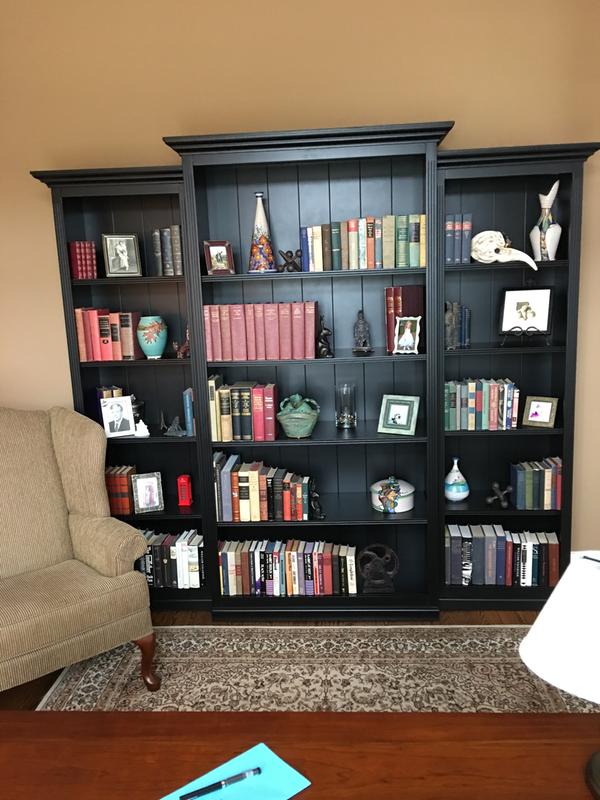 Tuscan 3-piece 94” Bookcase Wall and Ladder