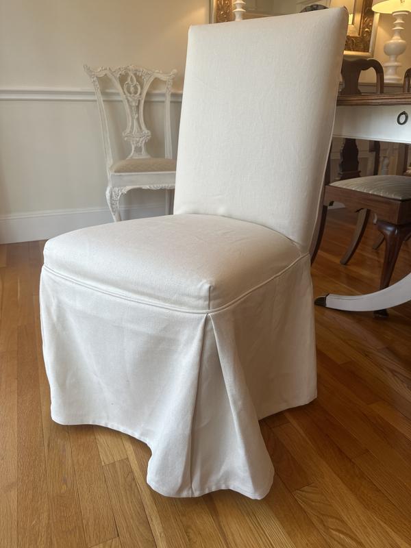 Ballard designs parsons online chair slipcover