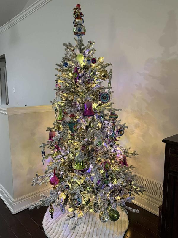 Support Pour Cime D'Arbre De Noël Universel - Tourne Sur Plastique Avec Fixation Réglable, Stabilisateur Décor Topper Arbre
