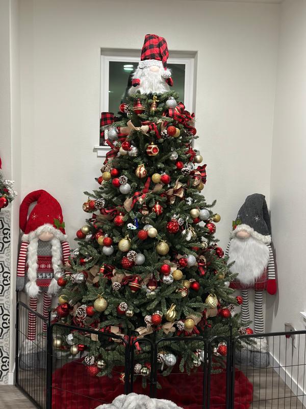 No lights on, just decoration.