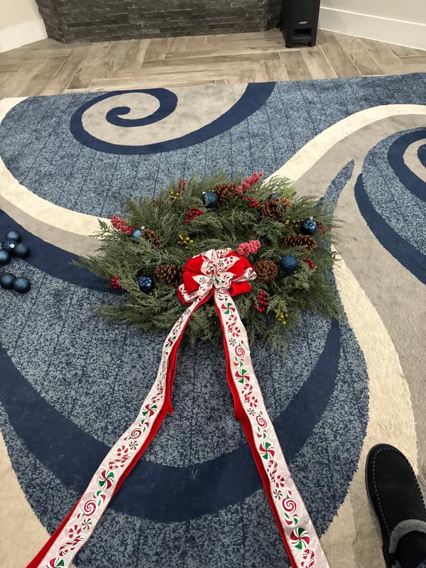 I added a little embellishment to match my decor.