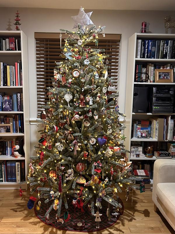 Fully decorated - lights are my own.